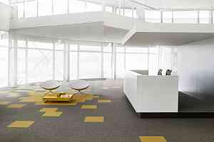 Ковровая плитка Desso Rock В интерьере фото  | FLOORDEALER